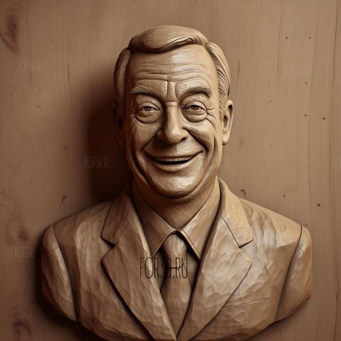 Nigel Farage 3 stl model for CNC